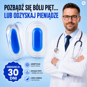 SoftStep™ – Żelowe Wkładki na Ostrogi Piętowe, Bóle stóp i Opuchnięte stopy